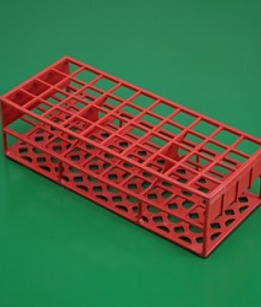 Plastic Test Tube Rack (≤21MM, 40HOLES) RED