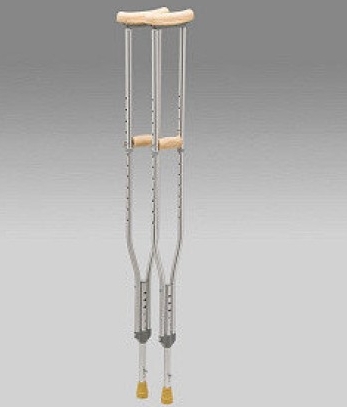 Underarm Crutches Small Aluminium (S)