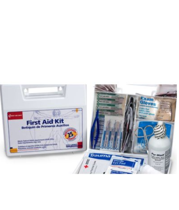 First Aid Box Plastic - 25 Persons