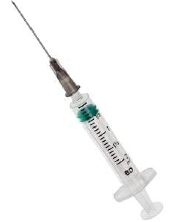 Syringe with Needle 2ml 100/Pkt