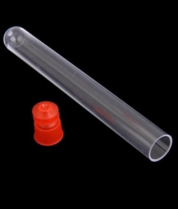CYLINDRICAL TEST TUBE with TUBE STOPPER