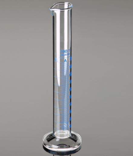 Measuring Cylinder, Glass with round base Class A - 5 ml