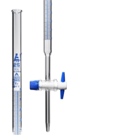 Burette with PTFE stopcock - 25 ml