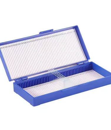 SLIDE STORAGE BOXES FOR 50 PCS - BLUE COLOUR