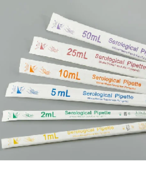 Disposable serological pipettes, PS material, Cap.25.0mL