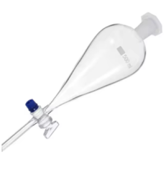 Separatory funnel, Glass, 500ML