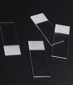 MICROSCOPE SLIDE,WHITE COLOR FROSTED