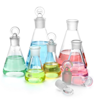 Conical Flask With ground -in glass stopper - 250 ml