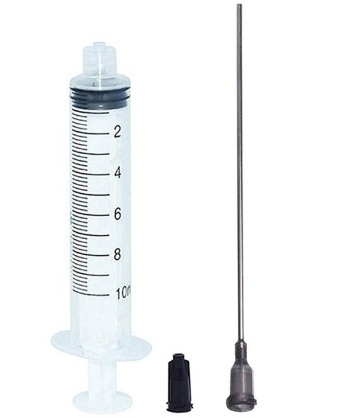 DISPOSABLE SYRINGE. 10ML, LUER LOCK