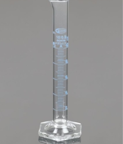 2L Measuring cylinder, borosilicate glass, clas