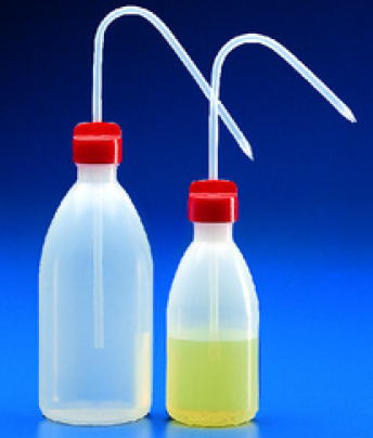 Wash bottle narrow neck polyethylene 250mL