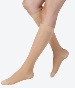 Knee high compression stockings (Closed toe)