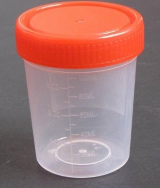 Urine Container, PP material,60ML, without label