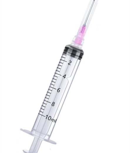 Syringe with Needle 10ml LUER SLIP