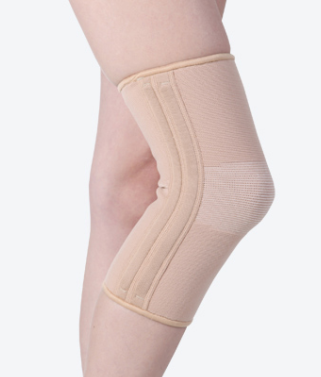 Knee support with sprial stays