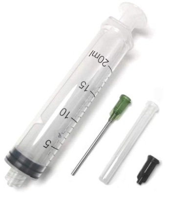Syringe with Needle 20ml LUER LOCK
