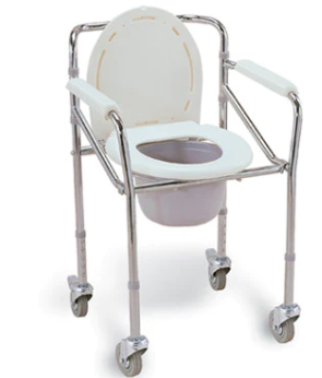 Commode Folding with Wheel